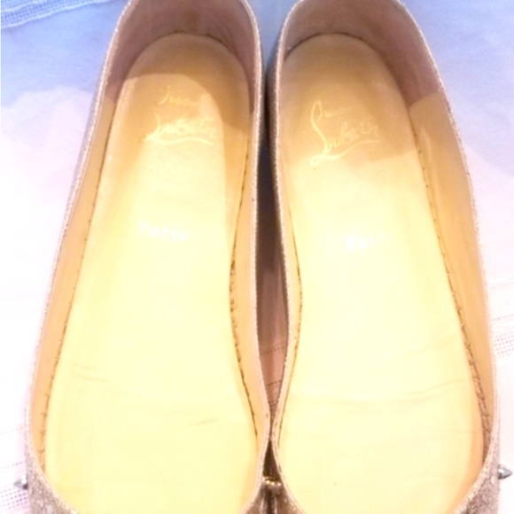 COPY - Aliochette spiked  glittter flats- Christian Louboutin - Picture 7 of 9